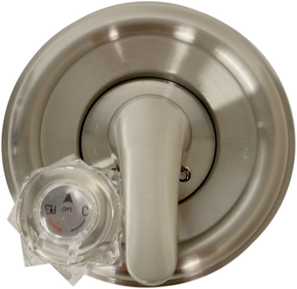 Photo 1 of Danco 10004 Single Function Tub Trim Kit, Fits 1300/1400, MultiChoice 13/14 600 Series Delta Shower Valve, Brushed Nickel. OPEN PACKAGE.
