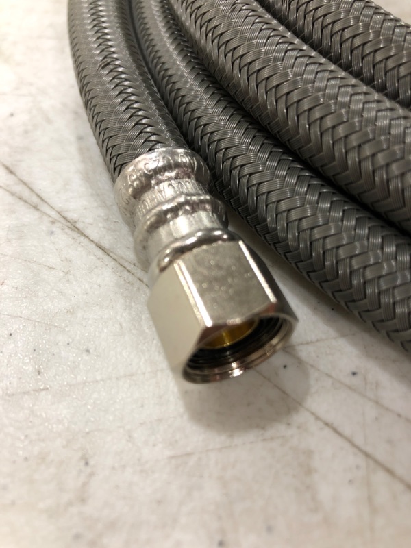 Photo 2 of Braided Hose Water Lines, Lot of 2.