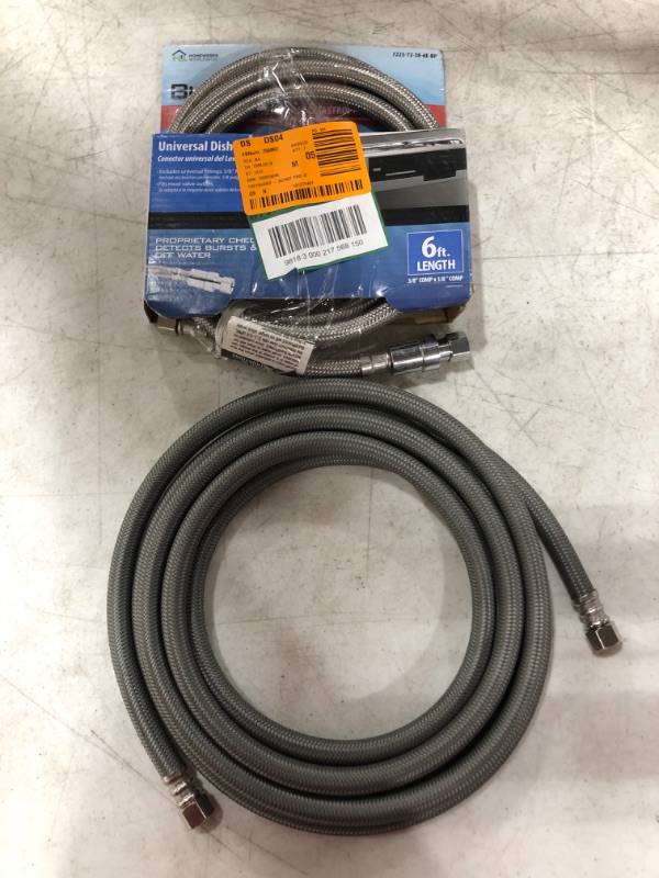 Photo 1 of Braided Hose Water Lines, Lot of 2.