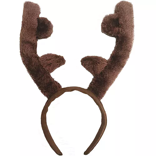 Photo 1 of Plush Reindeer Antler Headband for kids