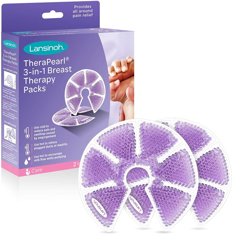 Photo 1 of Lansinoh TheraPearl Breast Therapy Pack, Breastfeeding Essentials, 2 Pack
