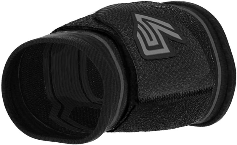 Photo 1 of Shock Doctor Compression Knit Wrist Sleeve with Strap, Black/Grey,Small
