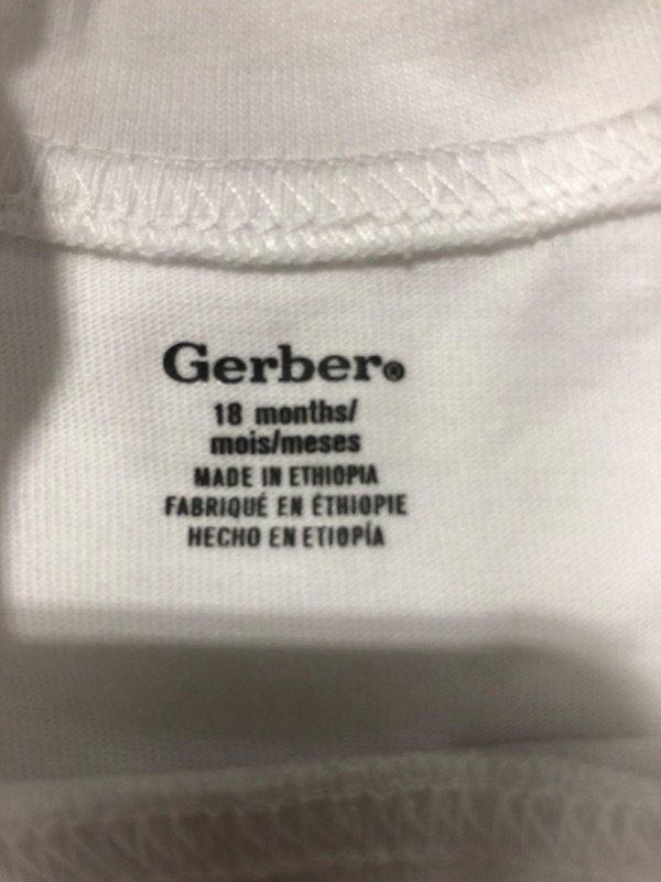 Photo 1 of Gerber unisex-baby Toddler Solid Short Sleeve T-shirts Jersey 160 Gsm, Quantity of 2 & Hanes Comfort Blend Navy Blue T-Shirt Size Youth M/M. Lot of 2 Items.
