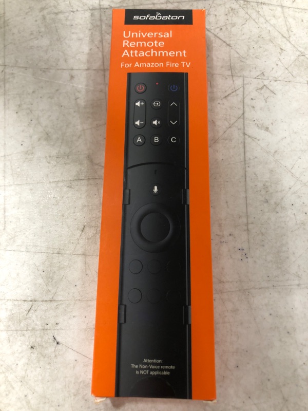 Photo 2 of SofaBaton F2 Universal Remote Attachment for Amazon Fire TV Streaming Player with Power Volume and Mute Buttons (Updated 2021 Version, Alexa Voice Remote Not Included)
