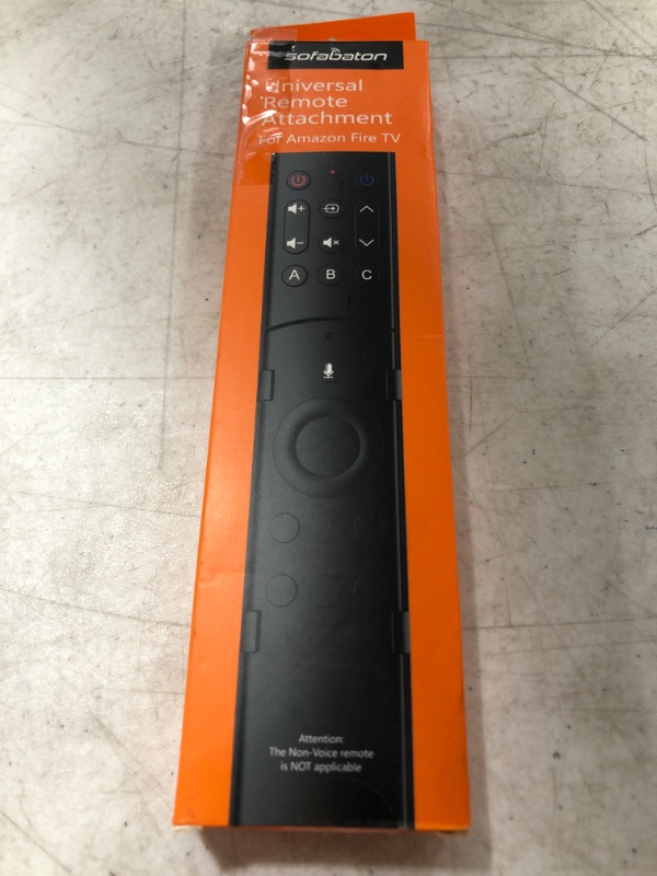 Photo 2 of SofaBaton F2 Universal Remote Attachment for Amazon Fire TV Streaming Player with Power Volume and Mute Buttons (Updated 2021 Version, Alexa Voice Remote Not Included)
