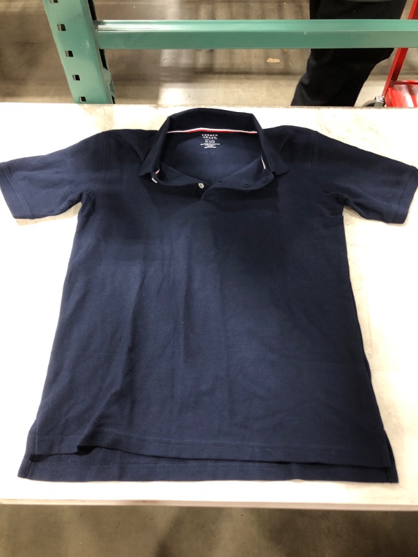 Photo 1 of Youth French Toast Navy Blue Short Sleeve Polo Style T-Shirt, Size XL 14/16