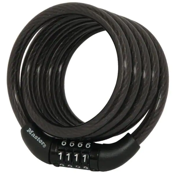 Photo 1 of Bike Lock Cable with Combination, 4 ft. Long
