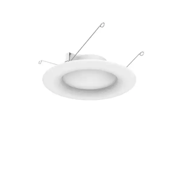 Photo 1 of 5/6 in. 5000K White Integrated LED Recessed Trim CEC-T20 (4-Pack)
