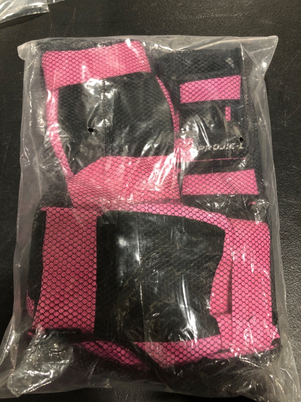 Photo 2 of PROTECTIVE GEAR SAFETY PAD SET FOR KIDS, PINK, SIZE M.