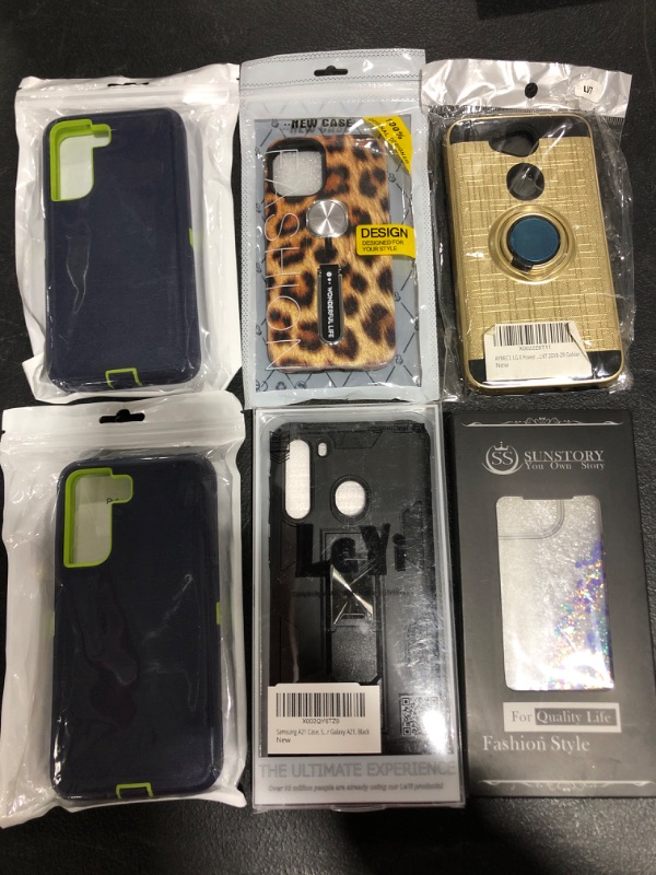 Photo 1 of VARIOUS SMARTPHONE CASES. LOT OF 6 ITEMS. 