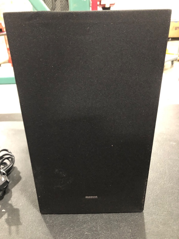 Photo 1 of SAMSUNG SUBWOOFER MODEL: PS-WA67B & REMOTE CONTROL . SOUNDBAR NOT INCLUDED. 