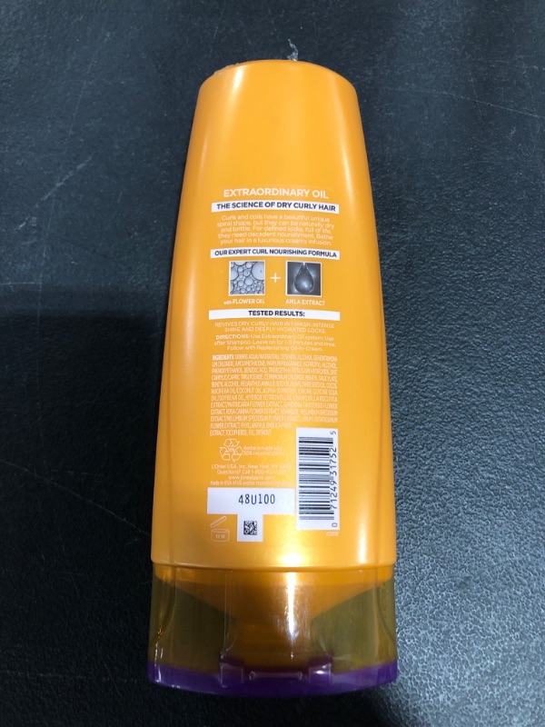 Photo 3 of L'Oreal Paris Hair Care Advanced Extraordinary Oil Curls Conditioner, 12.6 Fluid
