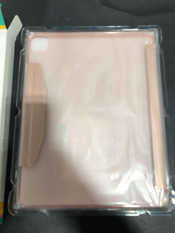 Photo 1 of ESR CASE AND SCREEN PROTECTOR SET, ROSE GOLD.