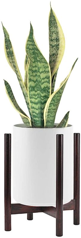 Photo 1 of Z&L HOUSE Plant Stand Indoor Flower Shelf, 10inch Two Height Adjustable, Classic Mid Century Modern Wooden Plant Holder for All Home Decor Styles (Potted Plants Not Included)
