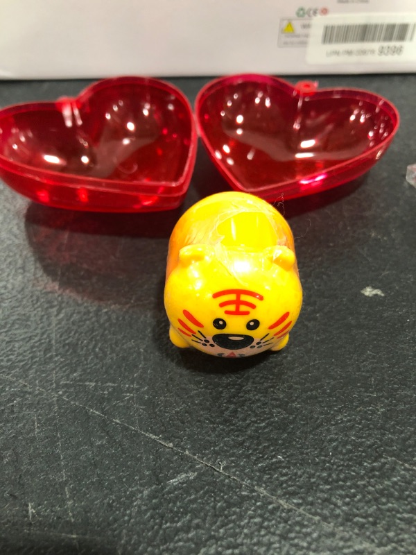 Photo 1 of 28 Packs Kids Valentine Toys Cars Set Includes 28 Animal Pull Back Cars Filled Hearts and Valentine Cards for Kids Valentine Classroom Exchange, Cute Animal Pull Back Vehicle Toys for Valentine Party Favors, Gift Exchange, Game Prizes and Carnivals Gift
