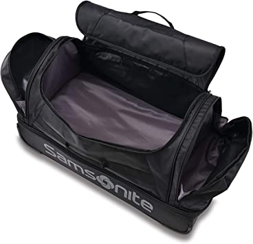 Photo 2 of Samsonite Andante 2 Wheeled Rolling Duffel Bag, All Black, 28-Inch
