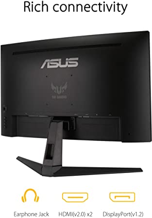 Photo 2 of ASUS TUF Gaming 27" 1440P HDR Curved Monitor (VG27WQ1B) - QHD (2560 x 1440), 165Hz (Supports 144Hz), 1ms, Extreme Low Motion Blur, Speaker, FreeSync Premium, VESA Mountable, DisplayPort, HDMI , BLACK
BRAND NEW IN BOX.