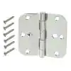 Photo 1 of 3-1/2 in. Chrome 5/8 in. Radius Security Door Hinges Value Pack (3-Pack)
CASE OF 5.