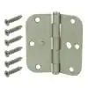 Photo 1 of 3-1/2 in. Satin Nickel 5/8 in. Radius Security Door Hinges Value Pack (3-Pack)
BOX OF 5.