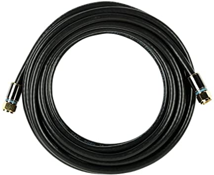 Photo 1 of 15 ft. RG-6 Coaxial Cable - Black
