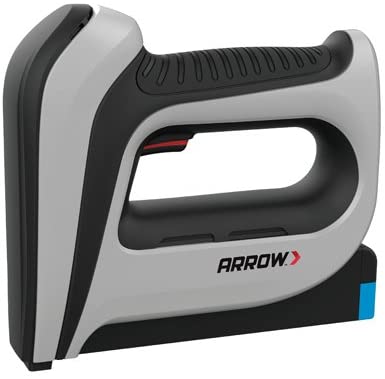 Photo 1 of Arrow Fastener Cordless 16 Ga. 3/8 in. Staple Gun Gray. PRIOR USE.
