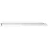 Photo 1 of 8 in. D x 24 in. L x 1-1/4 in. H Slim Shelf in White
