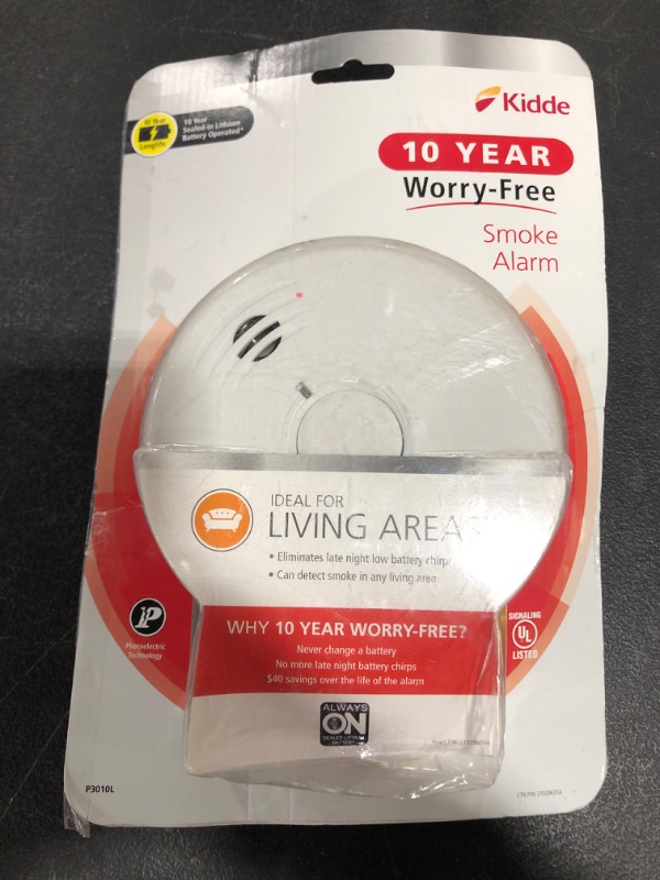 Photo 3 of 10 Year Worry-Free Sealed Battery Smoke Detector with Photoelectric Sensor
OPEN PACKAGE.