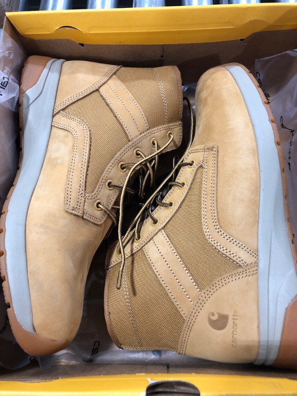 Photo 1 of Men's Force Series 5 inch Work Boots - Soft Toe - Wheat - Size 11(M)
