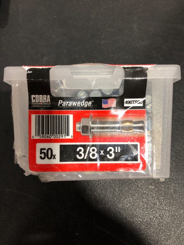 Photo 1 of 3/8 in. x 3 in. Wedge (50-Pack). OPEN PACKAGE.
