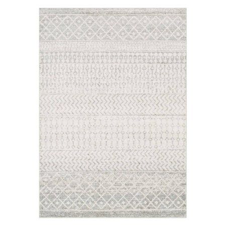 Photo 1 of  Elaziz 2 X 3 Ft. Rectangle Machine Made Bohemian & Global Area Rug, Beige & Light Gray