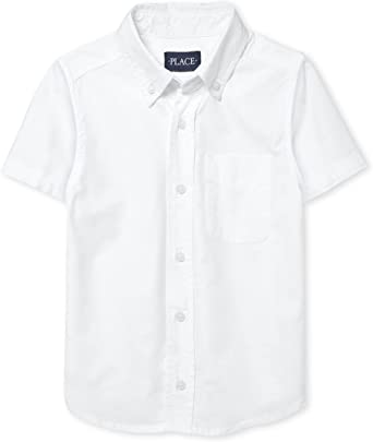 Photo 1 of The Children's Place boys Short Sleeve Oxford Shirt Size 3T