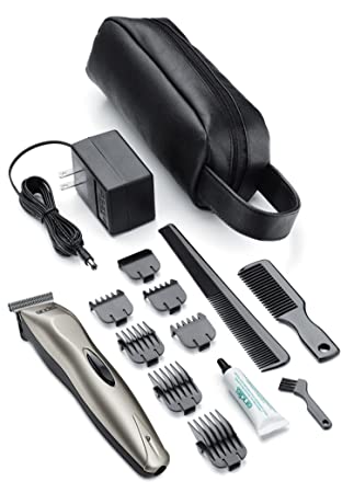 Photo 1 of Andis Personal 14-Piece Cordless Beard Trimmer, Silver, Model BTF (24025)

