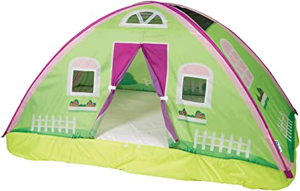 Photo 1 of Pacific Play Tents 19600 Kids Cottage Bed Tent Playhouse - Twin Size
