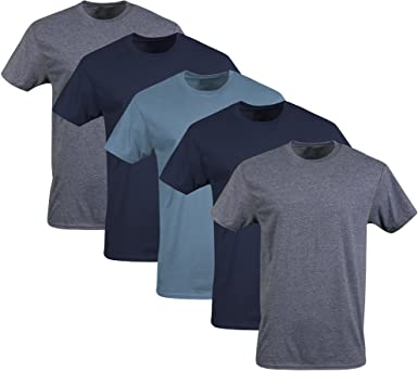 Photo 1 of Gildan Men's Crew T-Shirts, Multipack of 5 Size XL
