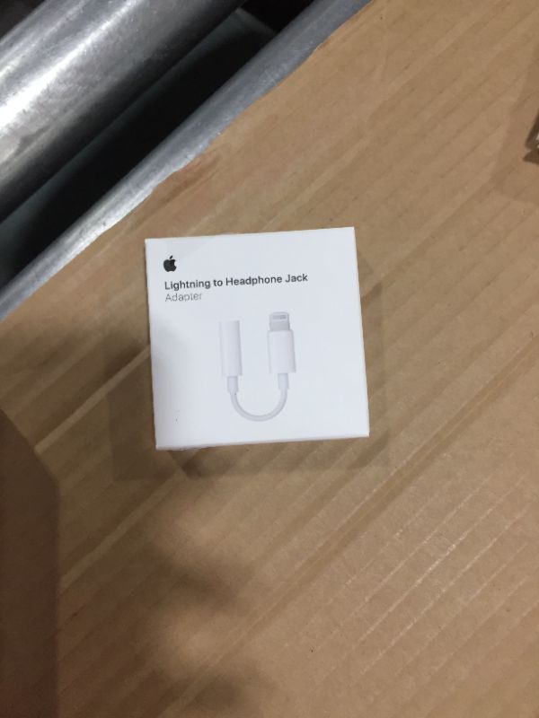 Photo 2 of Apple AirTag and Apple Lightning to 3.5mm Headphone Adapter