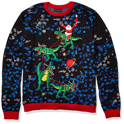 Photo 1 of Blizzard Bay Young Men’s Trex Space Sleigh Sweater, Black Combo, Large
