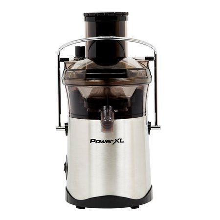 Photo 1 of PowerXL Self Cleaning Juicer Plus, 2 Variable Speeds, 2.1 Quart Capacity, 1000 Watts, Stainless Steel
