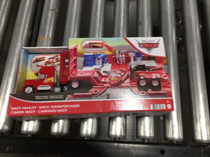 Photo 2 of DisneyPixar Cars Mack Hauler, Movie Playset, Toy Truck and Transporter, Racing Details for Story and Competition Play, Ages 4 and Up
