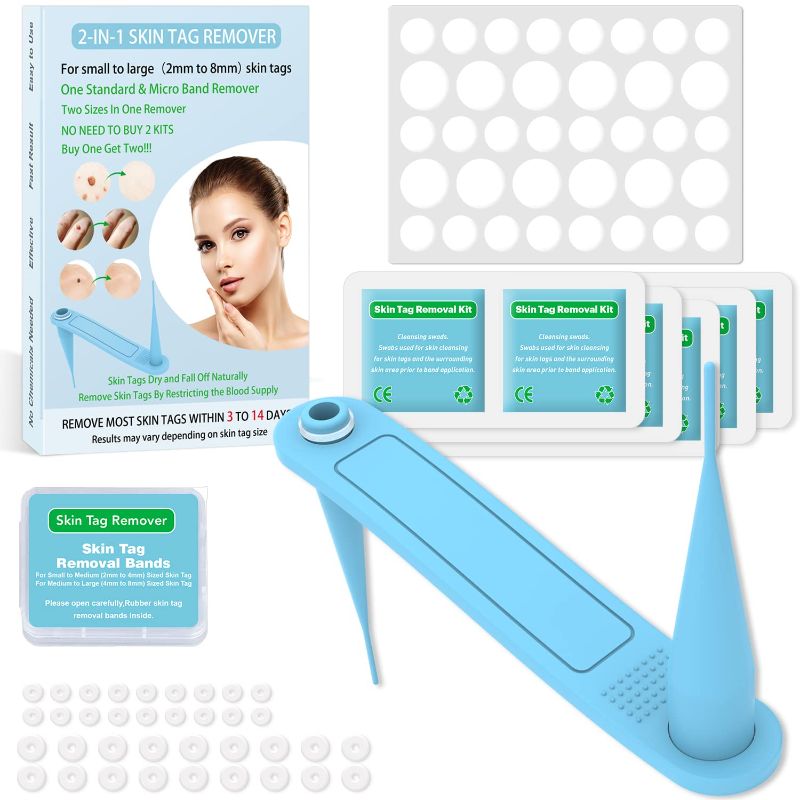 Photo 1 of 2-IN-1 Skin Tag Removal Kit - Safe for Small to Large (2mm - 8.5mm) Skin Tags for Most Body
