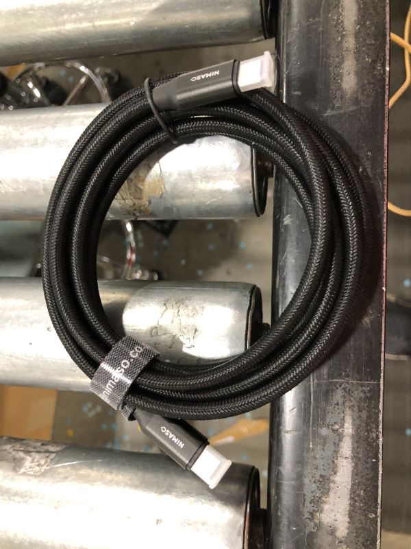 Photo 1 of 6FT USB C 3.1 Gen 2 Cable 10Gbps Data Transfer, NIMASO USB C Video Monitor Cable 100W PD Fast Charging Cable Thunderbolt 3 Compatible with Oculus Quest, MacBook Pro, iPad Pro, Galaxy S21, Google Pixel
