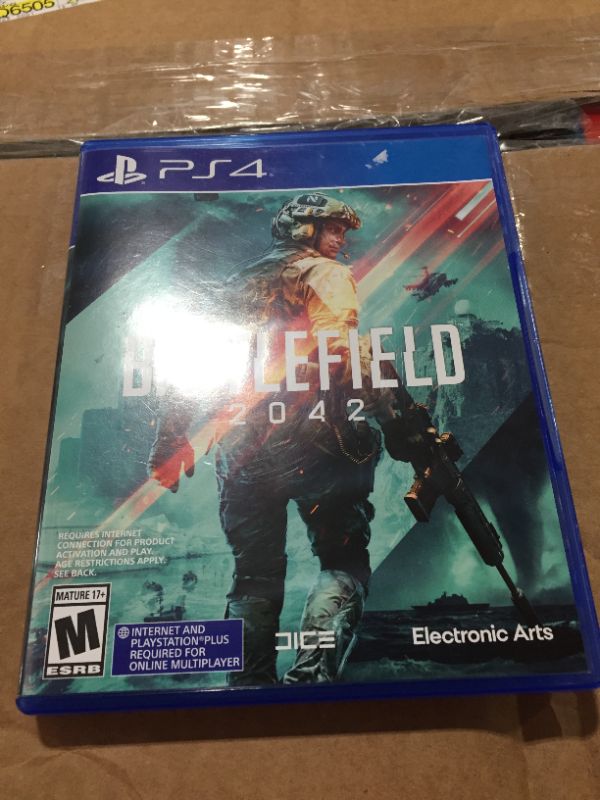 Photo 1 of Alliance Entertainment Mens Battlefield 2042 PS4 Game - Multicolor
