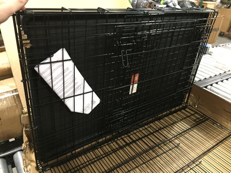 Photo 2 of 35x22 inch Black Metal Dog Crate 