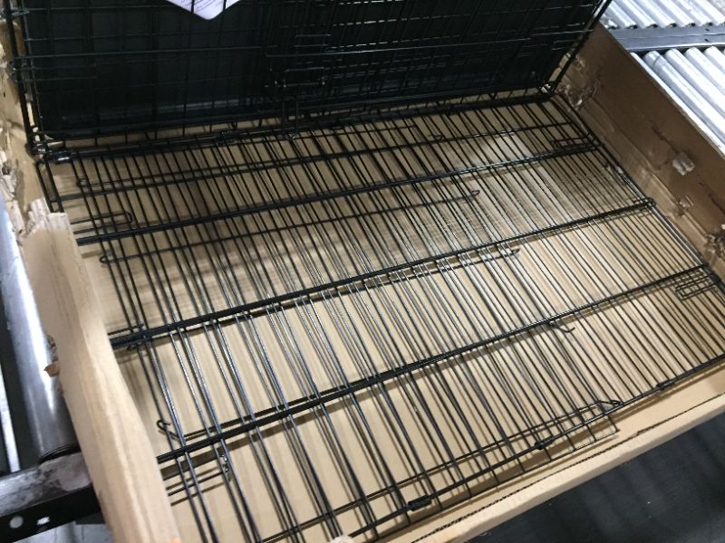 Photo 3 of 35x22 inch Black Metal Dog Crate 