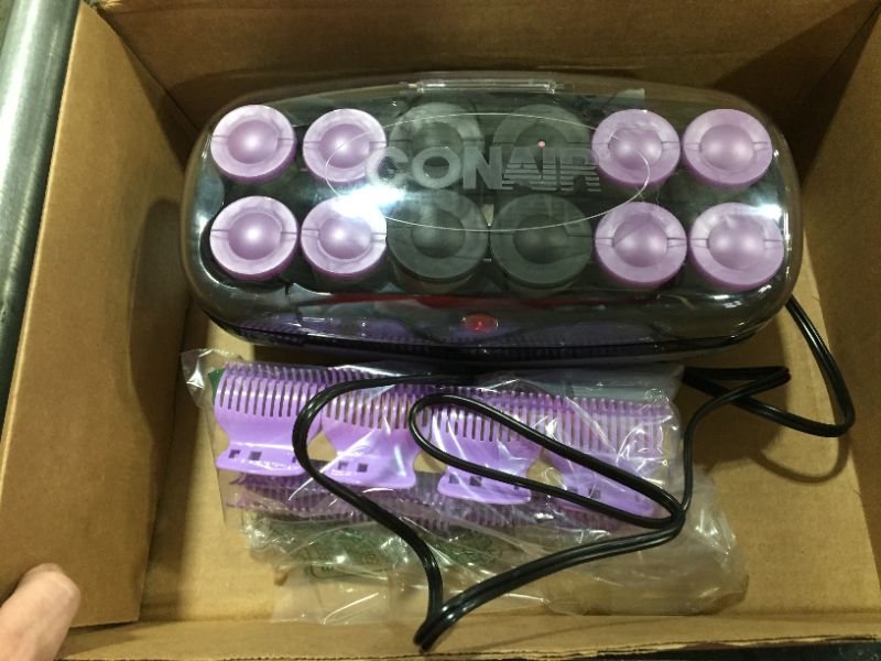 Photo 2 of Conair Jumbo and Super Jumbo Ceramic Hot Rollers, Bonus Super Clips Included (Amazon Exclusive)
