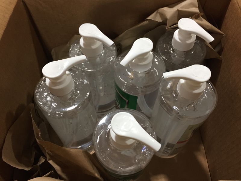 Photo 1 of Rapid Care First Aid Cleace Advanced Premium 75% Alcohol 34 oz Instant Hand Sanitizer Gel with Easy to Dispense Hand Pump, Pack of 6 (HS34-6)