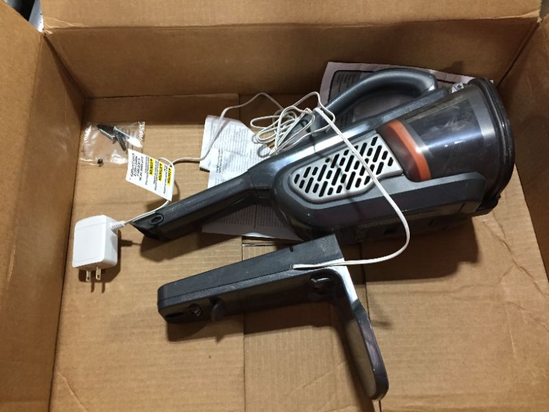 Photo 1 of BLACK+DECKER Dusbuster Handheld Vacuum, Cordless, Gray (HHVK415B01)
