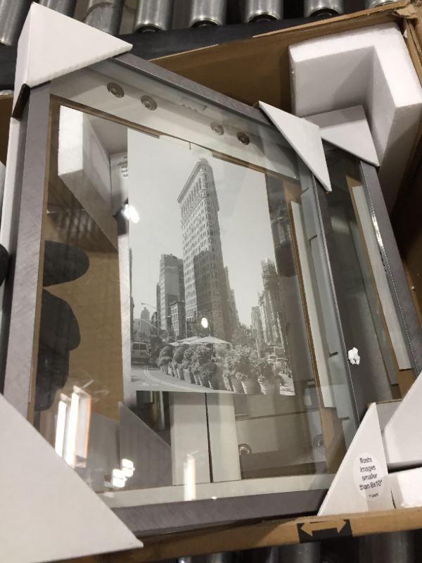 Photo 4 of 4 pack - 8" x 10" Float Thin Gallery Frame Silver - Project 62™

