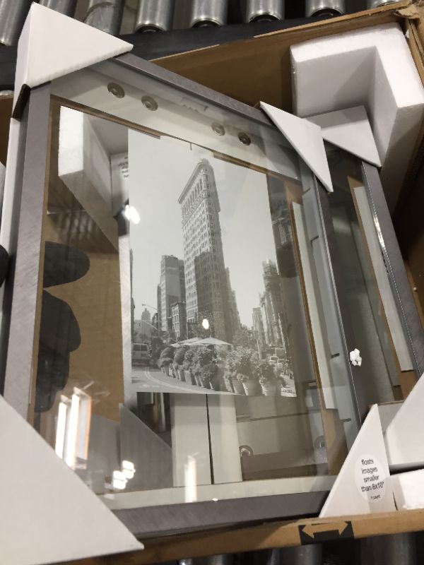 Photo 1 of 4 PACK  - 8" X 10" Float Thin Gallery Frame Silver - Project 62™
