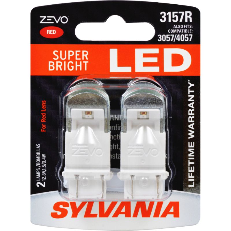 Photo 1 of 2017 Dodge Journey Sylvania ZEVO LED Bulbs, Tail Light Bulb in Red, 3157

