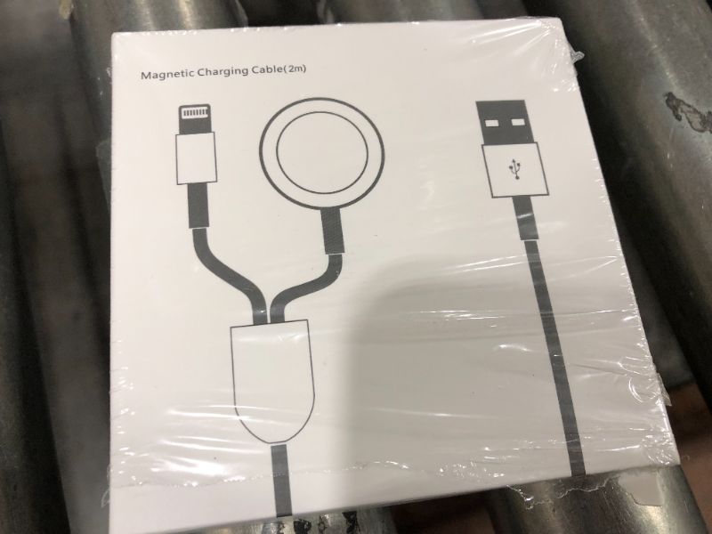 Photo 1 of 2 IN 1 APPLE LIGHTNING AND WATCH CHARGER CABLE